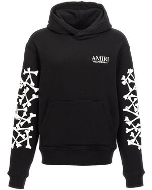 Amiri Checkered Bones Hoodie in Black for Men Lyst