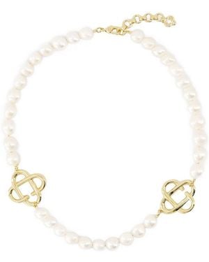 CASABLANCA Medium Pearl Necklace - White