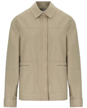 ジャケット Max Mara Cropped brown denim-effect jacket Denim-effect cropped jacket, brown | 