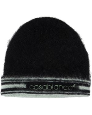 CASABLANCA Mohair Beanie - Black