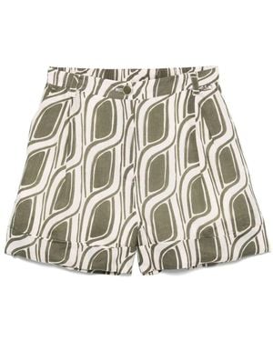 Liu Jo Ramie Shorts in Natural | Lyst