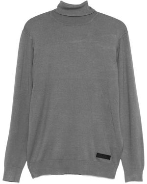 John Richmond Turtleneck Jumper - Grey