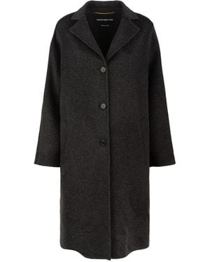 Department 5 Mary Single-breasted Cloth Coat - Black
