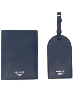 EA7 Passport Holder - Blue
