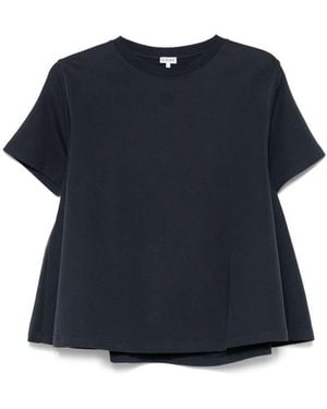 Loewe Trapeze Cotton T-Shirt - Blue