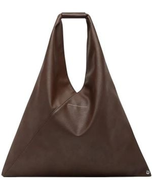 MM6 by Maison Martin Margiela Medium Japanese Tote Bag - Brown
