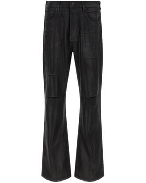 Purple Brand 'P026 Rinsed Foil Boot' Jeans - Black