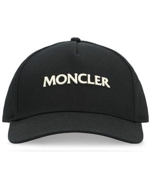Moncler Logo Baseball Cap - Black