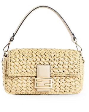 Fendi Top Handle Bags - Metallic
