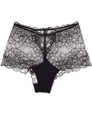 Lise Charmel Lace Highwaist Briefs - Grey