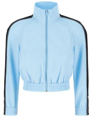 T By Alexander Wang Polyester Crewneck Sweatshirt - Blue