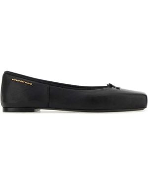 【関税・送料込み】ALEXANDER WANG BLACK FLATS Alexander Wang Flats, Size 8 US