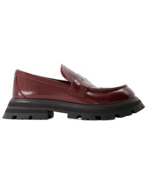 McQueen Loafers - Red