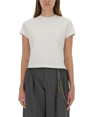 Alexander Wang T-shirt With Logo - Grey