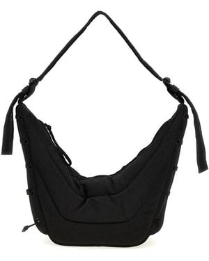 Lemaire 'soft Game' Medium Shoulder Bag - Black