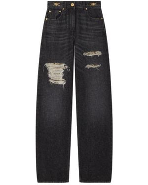 Versace Denim Cotton Jeans - Black