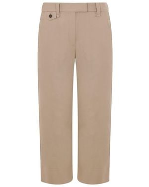 Brunello Cucinelli Regular & Straight Leg Pants - Natural
