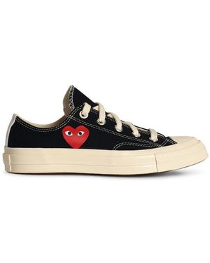 CONVERSE x COMME des GARÇONS PLAY Heart' Canvas Trainers - White
