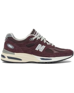 New Balance "991 V2" Trainers - Brown