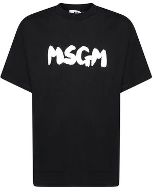 MSGM T-Shirts - Black