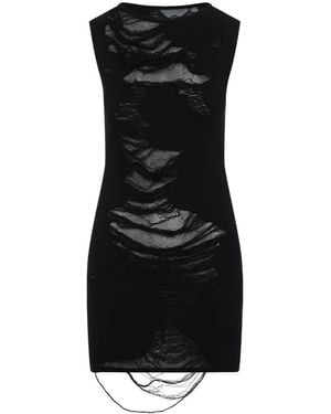 MM6 by Maison Martin Margiela Cotton Mini Dress - Black