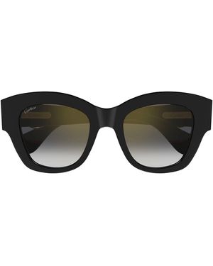 Cartier Ct0547S Panthère De Sunglasses - Black