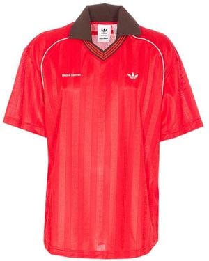 adidas Originals Knitted Football T-Shirt - Red