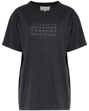 Maison Margiela Cotton Crew-Neck T-Shirt - Black