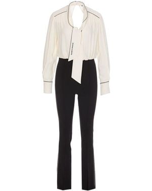Elisabetta Franchi Jumpsuits - White