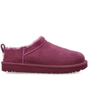 UGG Classic Micro Suede Sheepskin Boots - Purple