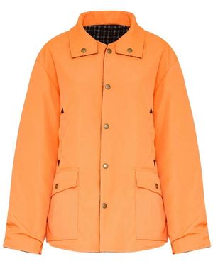 Maison Margiela Snap-Button Jacket - Orange