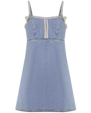 Self-Portrait Dress - Blue