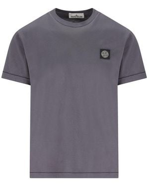 Stone Island T-shirt And Polo Shirt - Grey