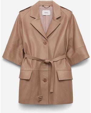 Dorothee Schumacher Sleek Statement Jacket - Natural