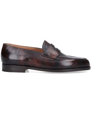 John Lobb Lopez" Loafers - Brown