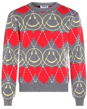 Moschino Wool Knitwear - Red