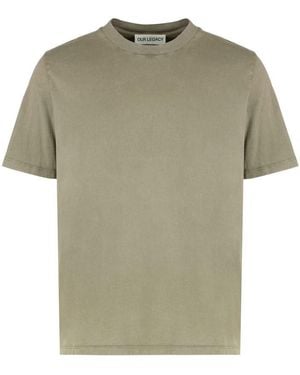 Our Legacy Boxy Crew Neck T-Shirt - Green