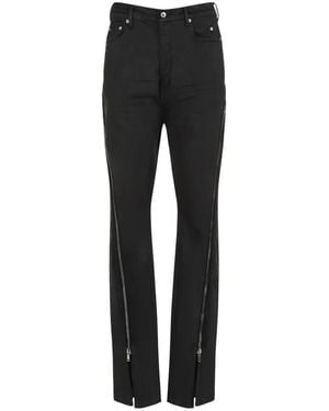 Rick Owens Denim Trousers - Black