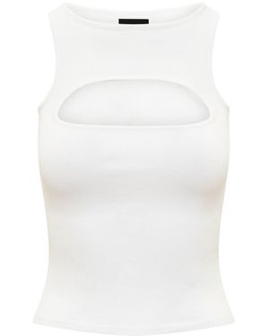 DSquared² Top Cut Out - White