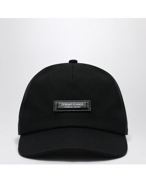 Moncler Genius Baseball Cap With Logo Patch - Black