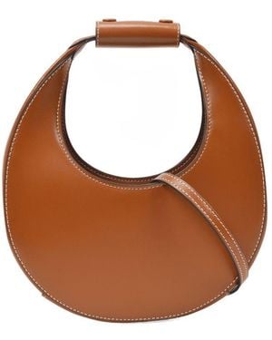 STAUD Mini Moon Handbag - Brown