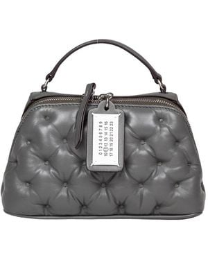 Maison Margiela Padded Leather Shoulder Bag - Black