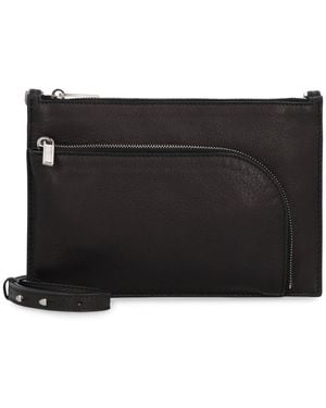 Rick Owens Leather Clutch - Black