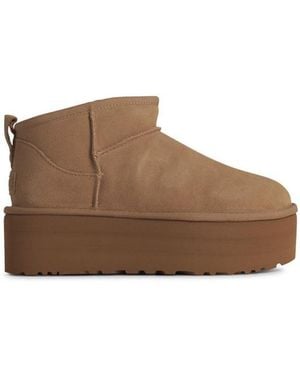 UGG 'Ultra Mini' Suede Boots - Brown