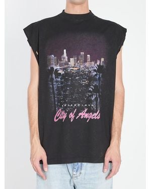 Balenciaga City Of Angtels T-Shirt - Black