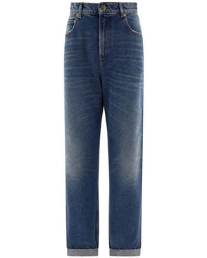 デニム・ジーパン GOLDEN DELUXE BRAND KIM STRAIGHT-FIT JEANS IN DENIM Golden Goose Kim Jeans in Black | Lyst