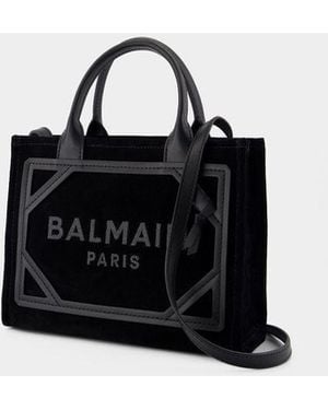 Balmain B-Army Small Shopper Bag - Black