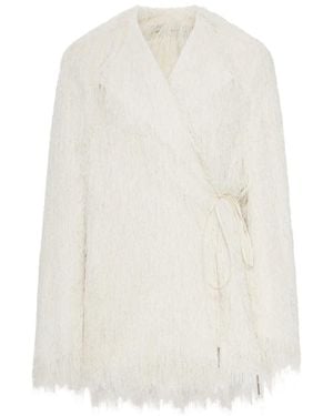 Dries Van Noten 00070 Rivla Short 2031 W.W.Coat - White