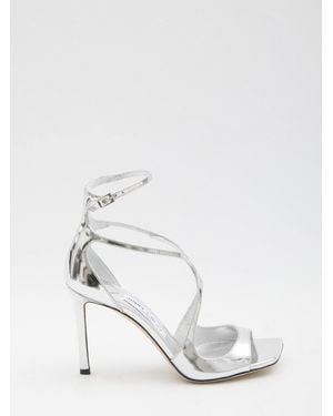 Jimmy Choo Azia 95 Sandals - White