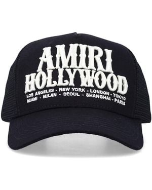 Amiri Hollywood Trucker Hat - Black